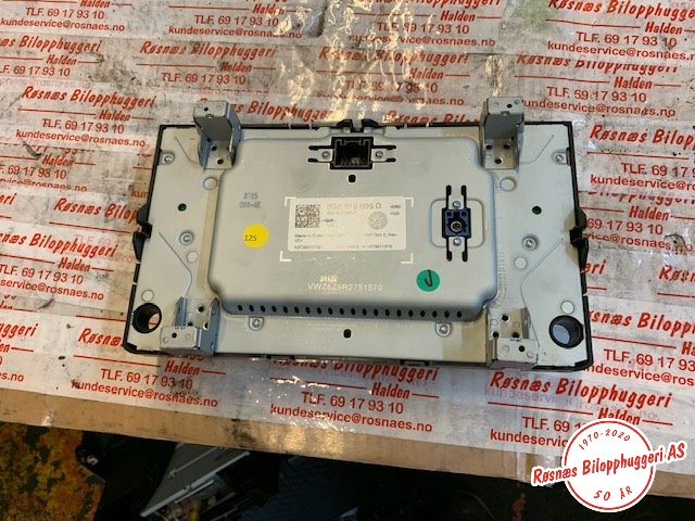 Diverse deler til VW e-Golf 2014-2017 (Fase 1)  (VOLKSWAGEN|3G0919605D|)