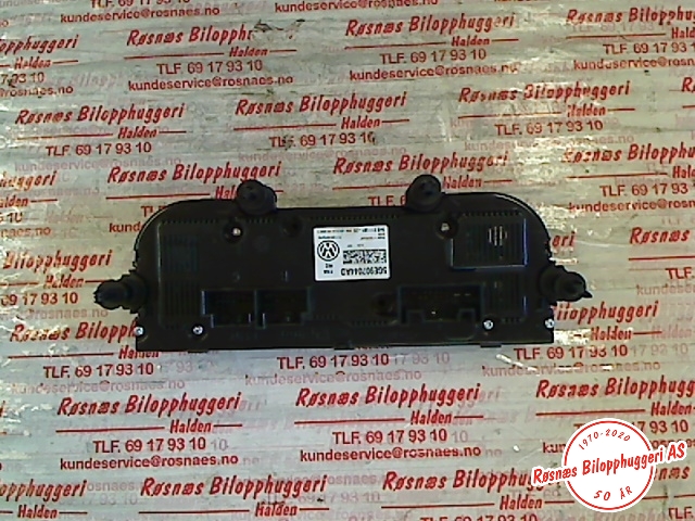 Varmeapparat betjening til VW e-Golf 2014-2017 (Fase 1)  (VOLKSWAGEN|5GE907044AD|)