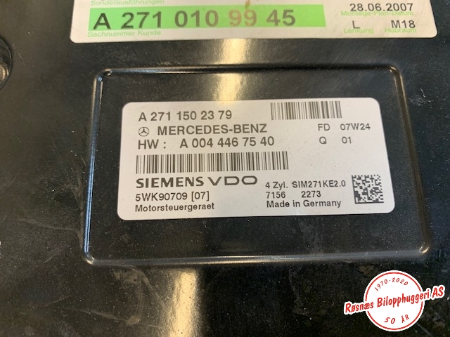 Styreenhet motor til Mercedes C-Klasse 2007-2011 (Fase 1) (W204) (W204) (MERCEDES|A2711502379|)