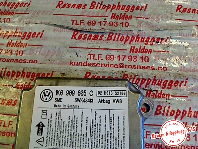Airbag elektronikk til VW Golf V, Combi 2003-2008 (VOLKSWAGEN|1K0909605C|)