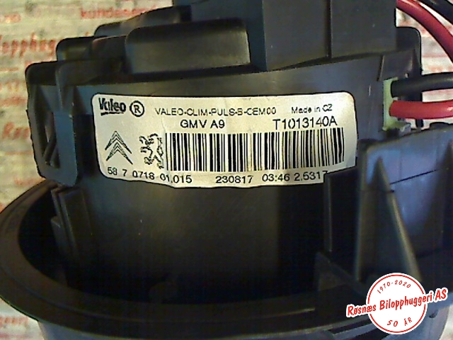 Varmeapparat motor til Citroën C3 2016-->> (Type III) (CITROEN|T1013140A|)