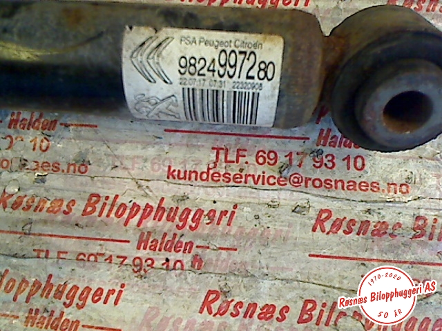 Støtdemper bak til Citroën C3 2016-->> (Type III) (CITROEN|9824997280|)