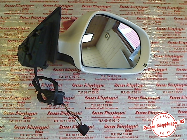 Speil høyre til Audi A3 2009-2012 (Type II, Fase 2)  (AUDI|8P1 858 532 EB|)