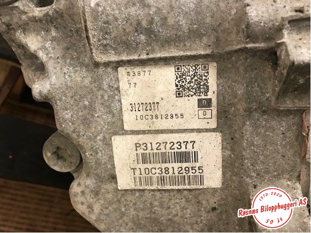 Girkasse automat til Volvo V70 2007-2013 (Type III, Fase 1)  (VOLVO|10C3812955|TF-80SC|31272377)