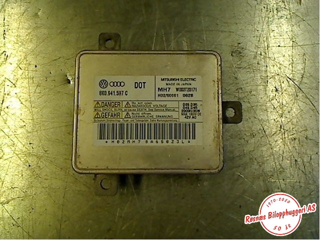 Styreenhet xenon/ballast til Audi A5 2007-2016 (Type I)  (AUDI|8K0.941.597C|)