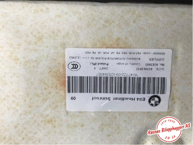 Taktrekk til BMW X1 2009-2015 (E84) (E84) (BMW|0283943|)