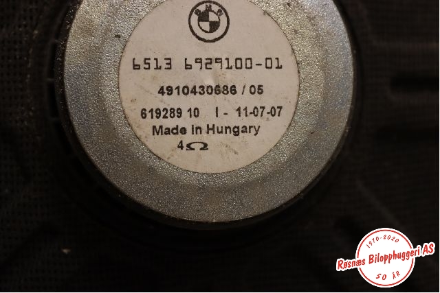 Bilstereo høyttaler til BMW 5-Serie 2003-2010 (E60/E61) (E60/E61) (BMW|6513 6929100-01|)