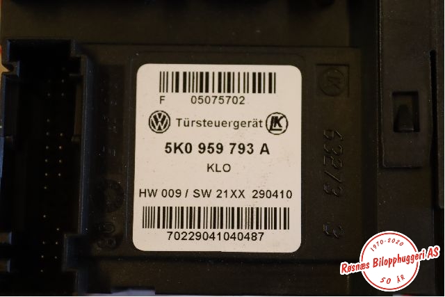Ruteheis venstre foran til VW Golf VI 2008-2012  (VOLKSWAGEN|5K0959793A|)