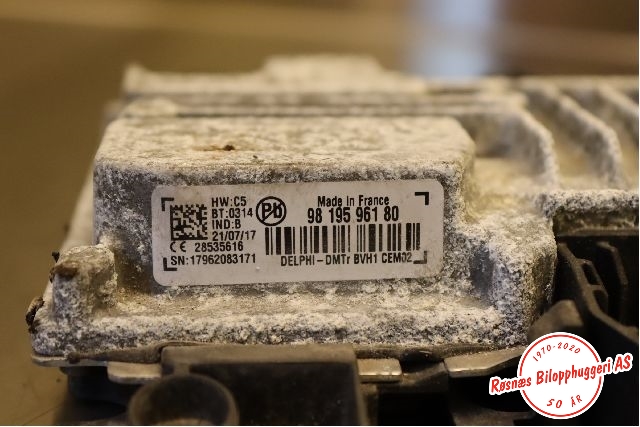Styreenhet servo til Citroën C3 2016-->> (Type III)  (CITROEN|98 195 961 80|)