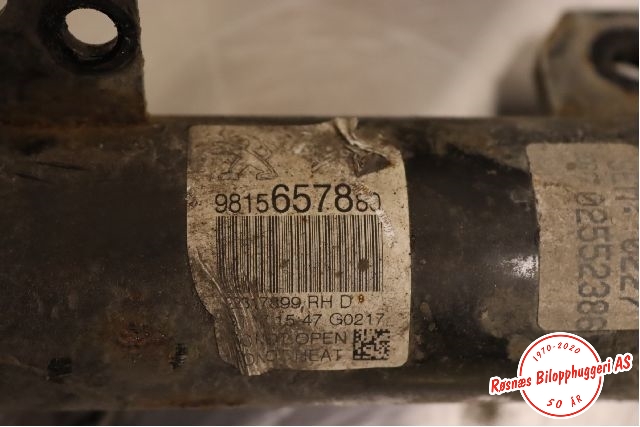 Fjærbein høyre foran til Citroën C3 2016-->> (Type III)  (CITROEN|9815657880|)