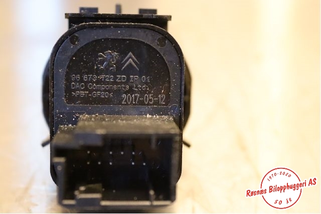Bryter speil til Citroën C3 2016-->> (Type III)  (CITROEN|96 673 722 ZD|)