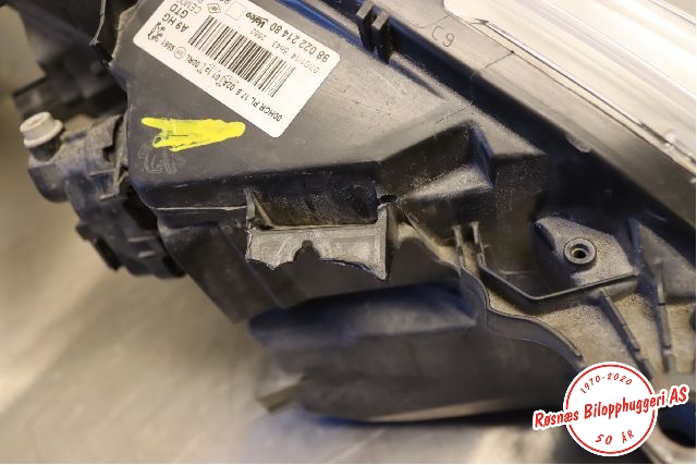 Frontlykt venstre halogen til Peugeot 208 2012-2019 (Type I)  (PEUGEOT|98 022 214 80|)