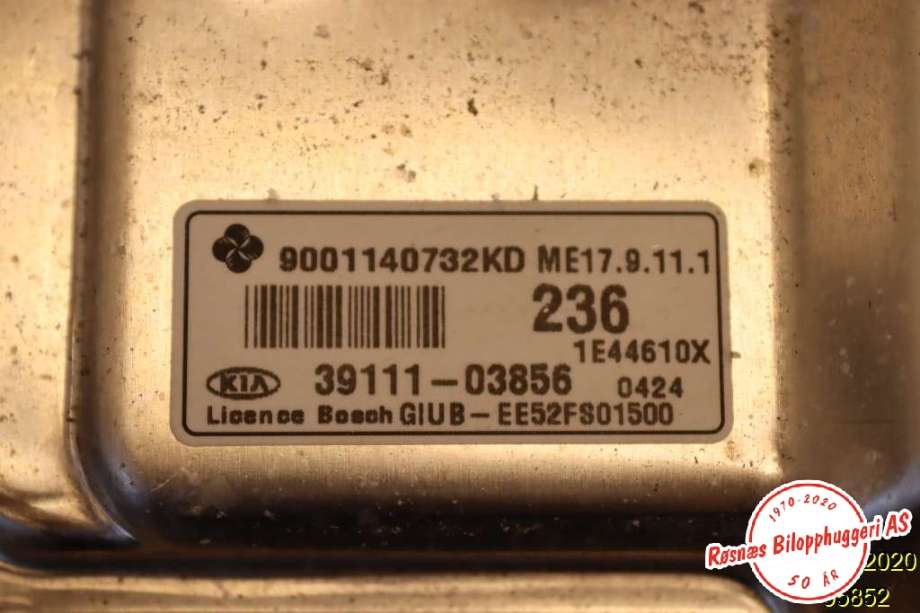 Styreenhet motor til Kia Rio 2011-2017 Type III  (KIA|39111-03856|9001140732KD|)