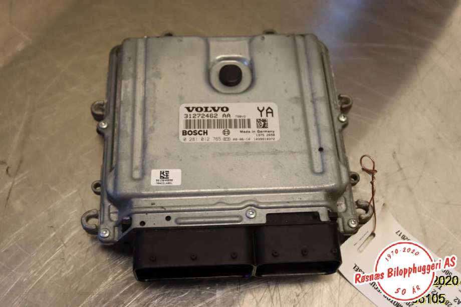 Styreenhet motor til Volvo V70, 2007-2013 (Type III, Fase 1)  (VOLVO|31272462 AA)