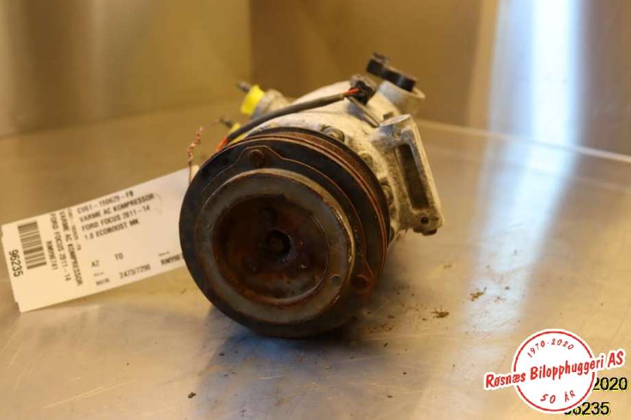 Aircondition kompressor til Ford Focus 2011-2014 (Type III, Fase 1)  (FORD|CV61-19D629-FB|)