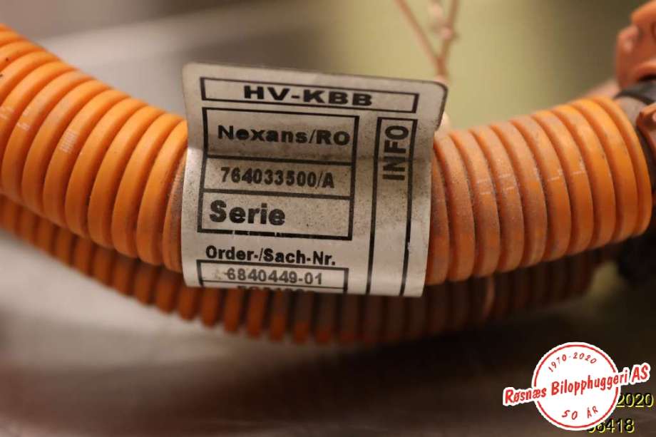 Kabel høy volt (HV) hybrid til BMW i3 2013-2022  (BMW|61126809274|)