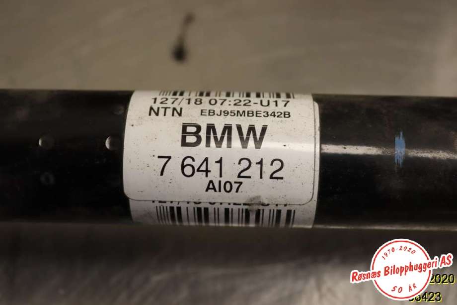 Drivaksel høyre bak, elbil til BMW i3 2013-2022  (BMW|33207641212|)