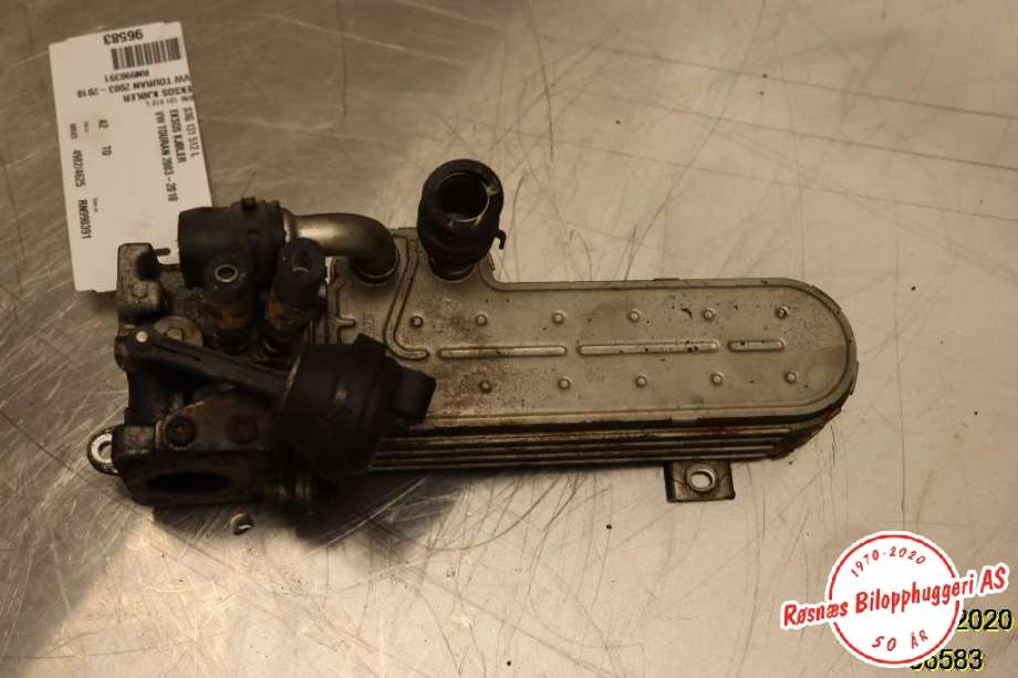 EGR-kjøler til VW Touran 2003-2006 (Type I, Fase 1)  (VOLKSWAGEN|03G 131 512 L|)