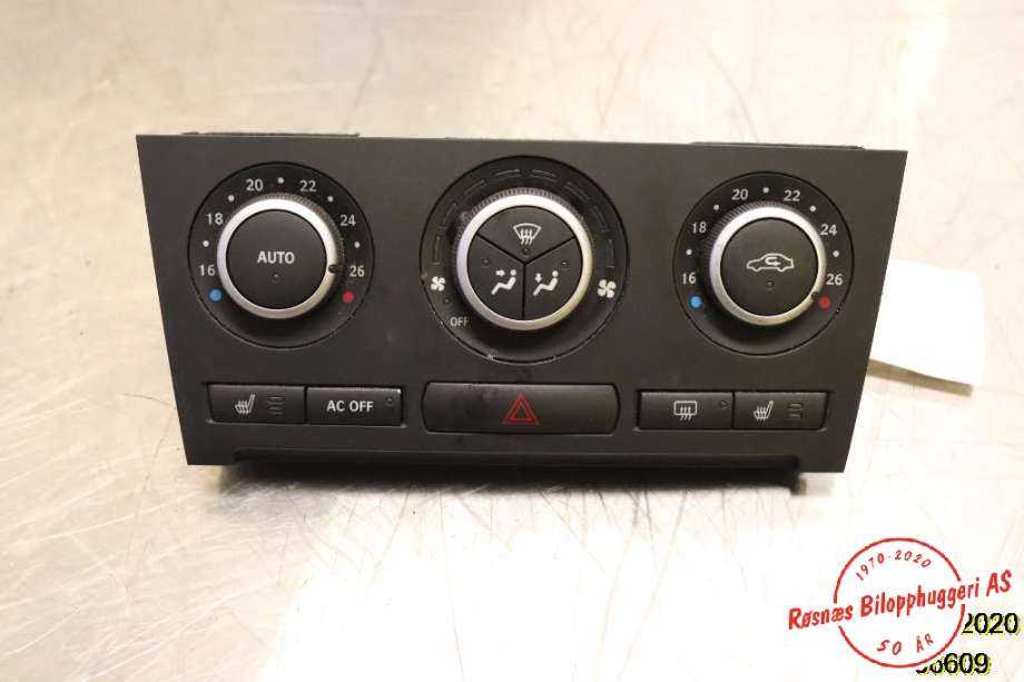 Varmeapparat betjening til Saab 9-3, 2008-2011 (Type II, Fase 2)  (SAAB|)