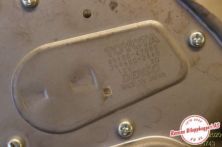 Viskermotor bakrute til Toyota Prius +7 2012-2020 (Type III) (stasjonsvogn) (stasjonsvogn) (TOYOTA|8513047080|)