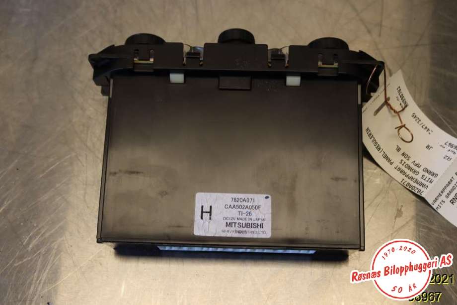 Varmeapparat betjening til Mitsubishi Grandis 2004-2009  (MITSUBISHI|7820A071|)