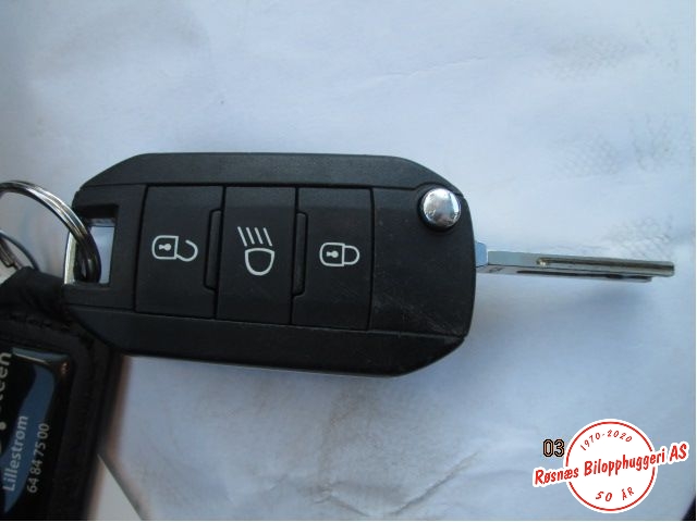 Nøkkel til Peugeot 208 2012-2019 (Type I) (PEUGEOT|)
