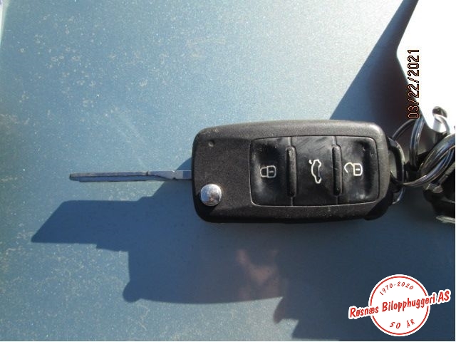 Nøkkel til Škoda Octavia 2009-2013 (Type II, Fase 2)  (SKODA|)
