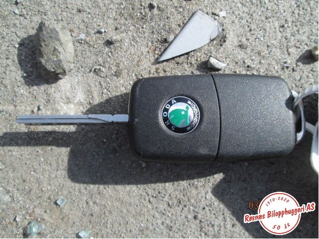 Nøkkel til Škoda Superb, 2008-2015 (Type II)  (SKODA|)
