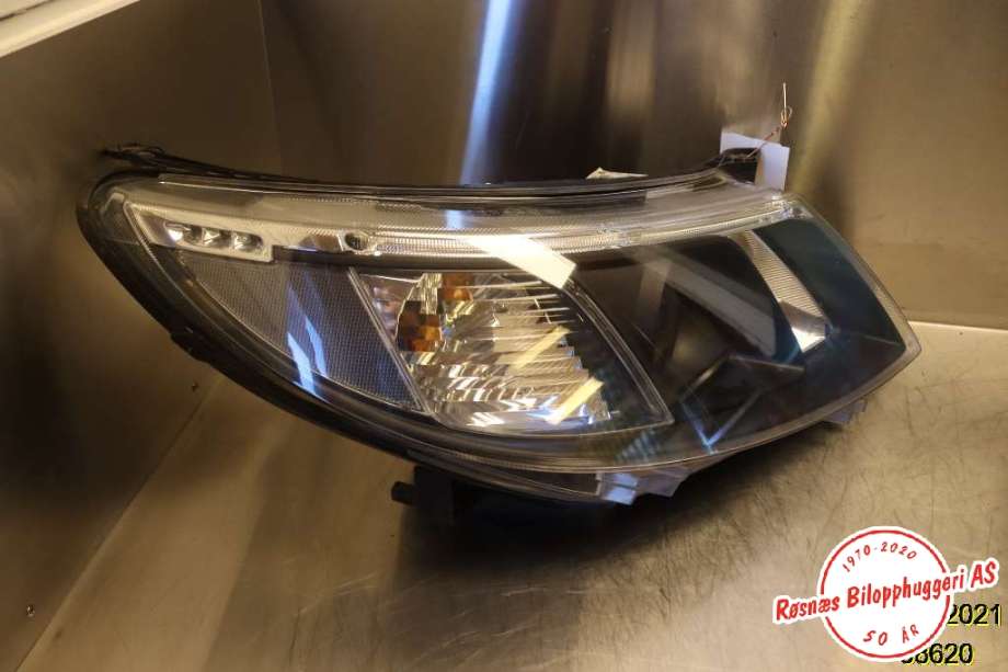 Frontlykt høyre halogen til Saab 9-3 2008-2011 (Type II, Fase 2) (SAAB|1EL 009 606-06|P12770144|)