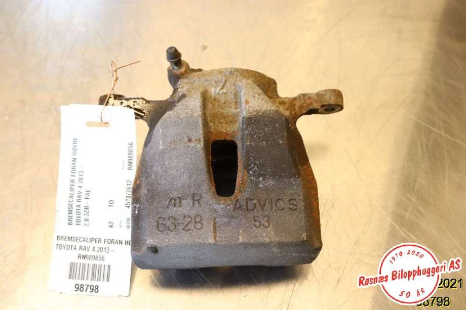 Bremsecaliper høyre foran til Toyota RAV4, 2013-2015 (Type IV, Fase 1)  (TOYOTA|)