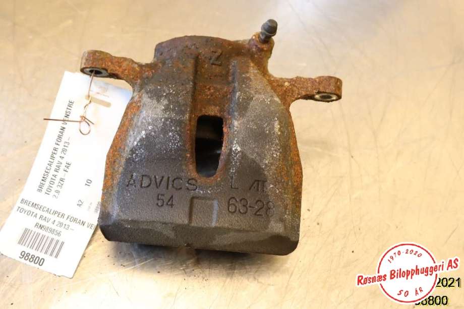 Bremsecaliper venstre foran til Toyota RAV4, 2013-2015 (Type IV, Fase 1)  (TOYOTA|)