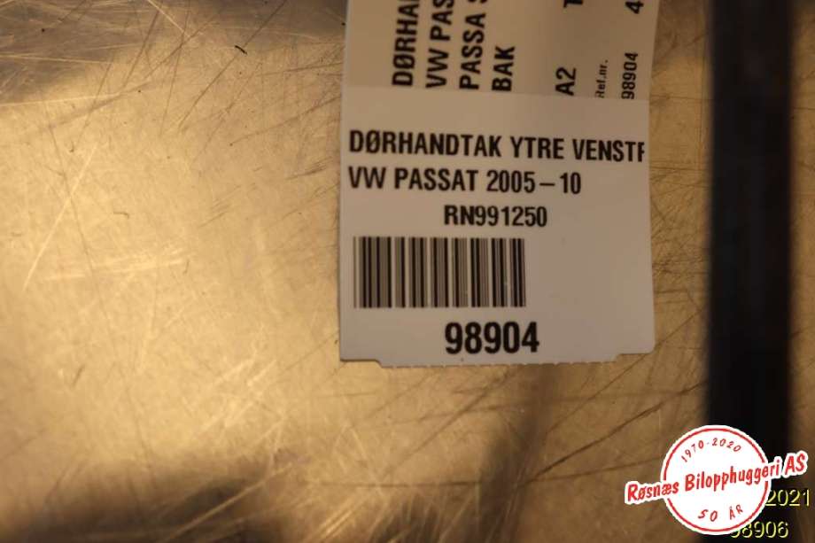 Ruteheis venstre til VW Passat 2005-2010 (B6) (B6) (VOLKSWAGEN|1K0959703P|)