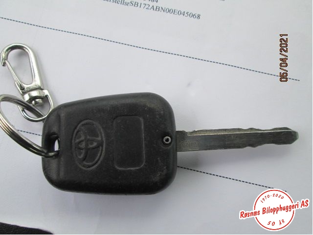 Nøkkel til Toyota Avensis 1997-2000 (Type I, Fase 1) (TOYOTA|)