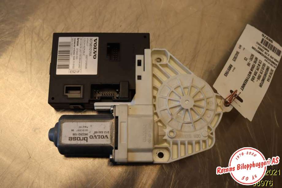 Ruteheis høyre til Volvo C70 2006-2010 (Type II, Fase 1)  (VOLVO|30798101AA|982292-106|31253068)