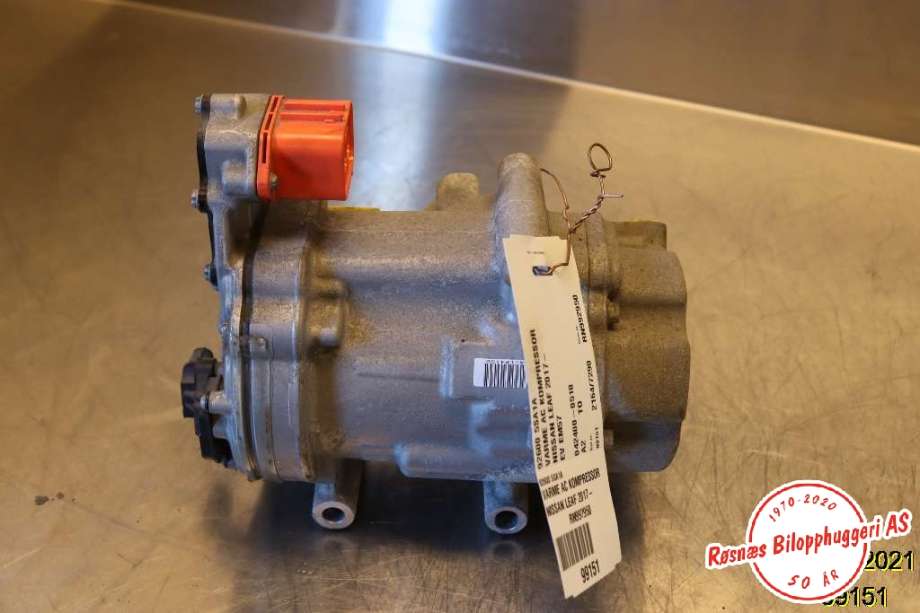 Aircondition kompressor til Nissan Leaf 2018-->> (Type II)  (NISSAN|92600 5SA1A|042400-0510|)