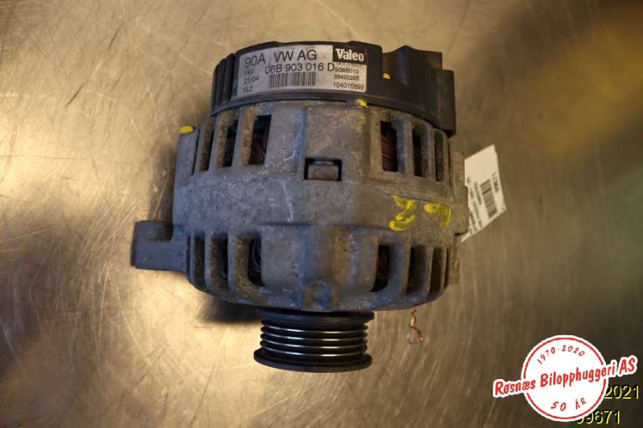 Dynamo til VW Passat 2001-2005 (B5,3BG) (B5,3BG) (VOLKSWAGEN|06B 903 016 D|)