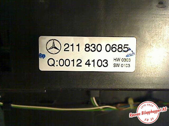 Varmeapparat betjening til Mercedes E-Klasse 2002-2006 (Fase 1) (W211) (W211) (2118300685|)