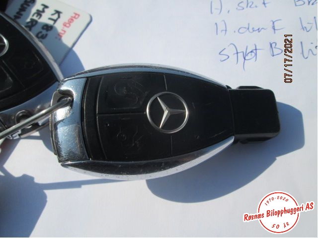 Nøkkel til Mercedes E-Klasse 2006-2009 (Fase 2) (W211) (W211) (MERCEDES|)