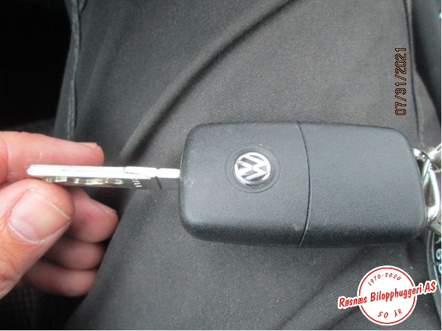 Nøkkel til VW Golf VI 2008-2012  (VOLKSWAGEN|)