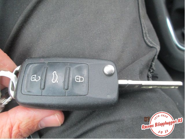 Nøkkel til VW Golf VI 2008-2012  (VOLKSWAGEN|)