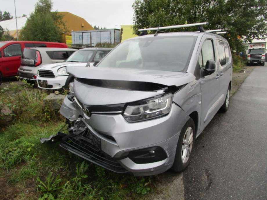 Toyota Proace City 2020-->> delebil , Motorkode: ZK01, Girkassekode: 