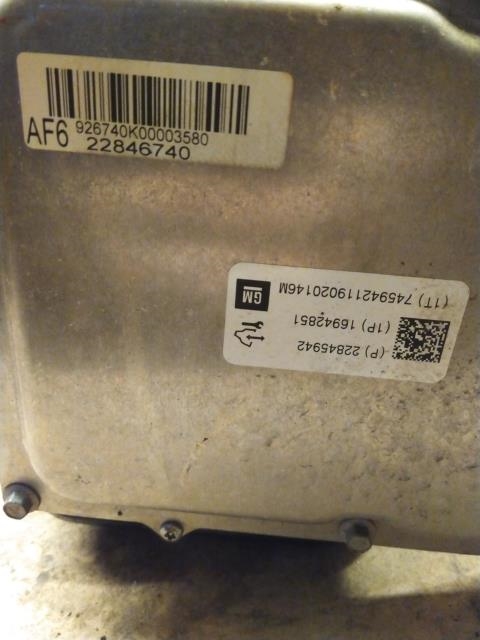 ABS sentral til Opel Ampera 2012-2014 (Type I)  