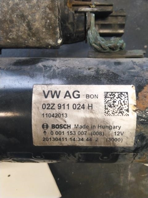Starter diesel til Audi A1 2010-2014 (Type I, Fase 1)  