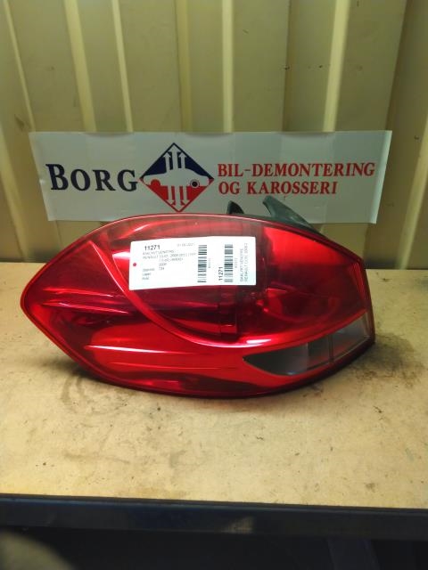 Baklykt venstre til Renault Clio, 2009-2012 (Type III, Fase 2)  