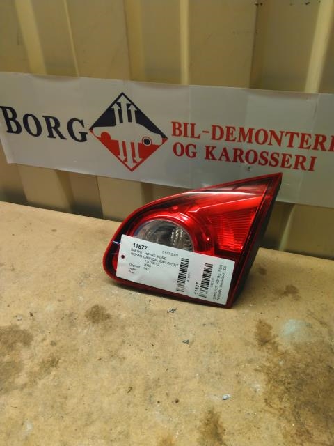 Baklykt høyre indre til Nissan Qashqai 2007-2010 (Type I, Fase 1)