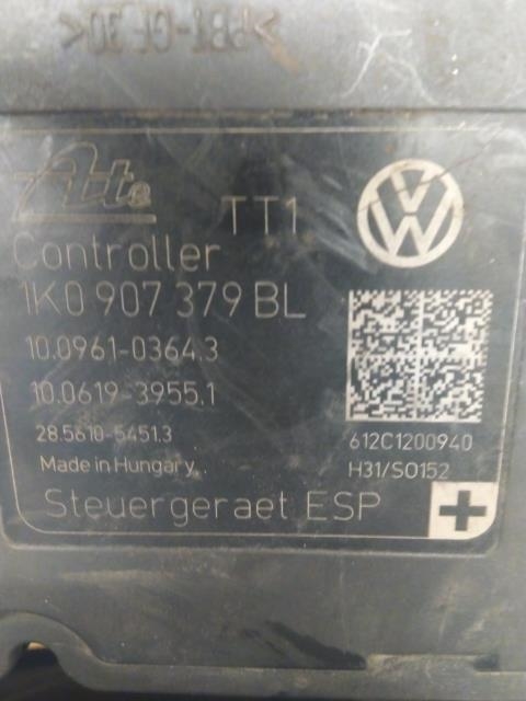 ABS sentral til VW Caddy 2010-2015 (Type III, Fase 2)  (1K0 614 517 DP|)