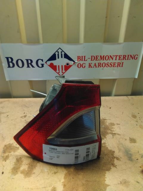 Baklykt venstre ytre til Ford Galaxy 2007-2010 (Type III, Fase 1) (1444600|)