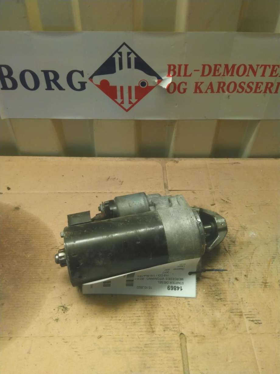 Starter diesel til Mercedes Vito, 2014-->> (W447) (W447) (A 651 906 43 00)