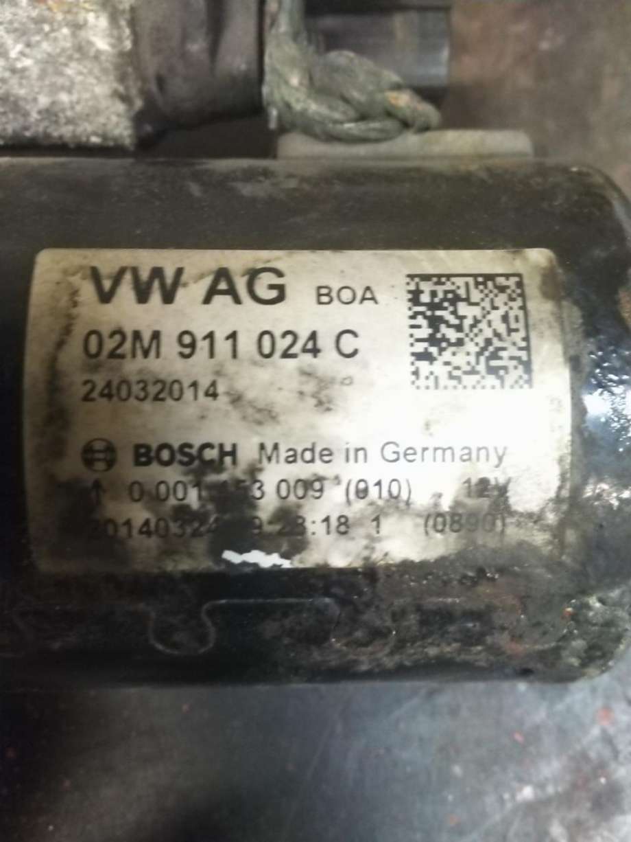 Starter diesel til VW Transporter / Caravelle 2009-2015 (Fase 2) (T5) (T5) (02M 911 024 C|02M 911 024 CX|)