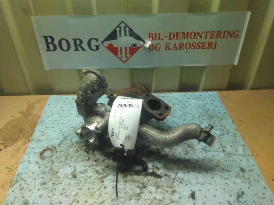 Turbo til Citroën C4, Cactus, 2014-2017 (Fase 1)  (0375 Q9)